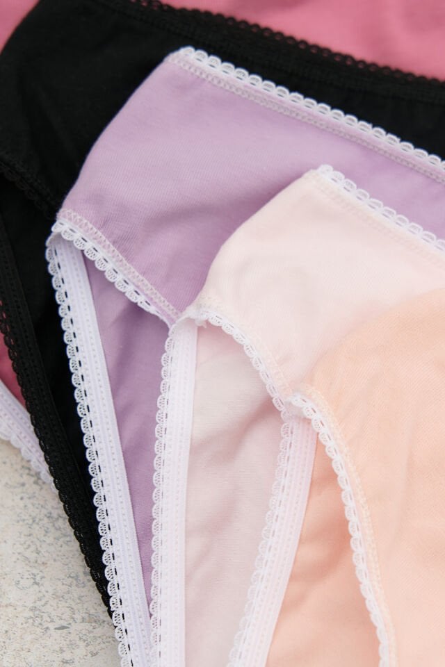 8'Li Cilt Dostu Pamuk Külot