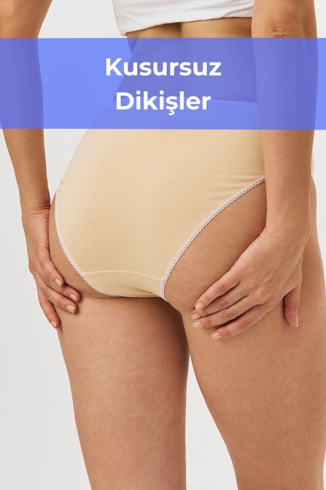 8'Li Cilt Dostu Pamuk Külot