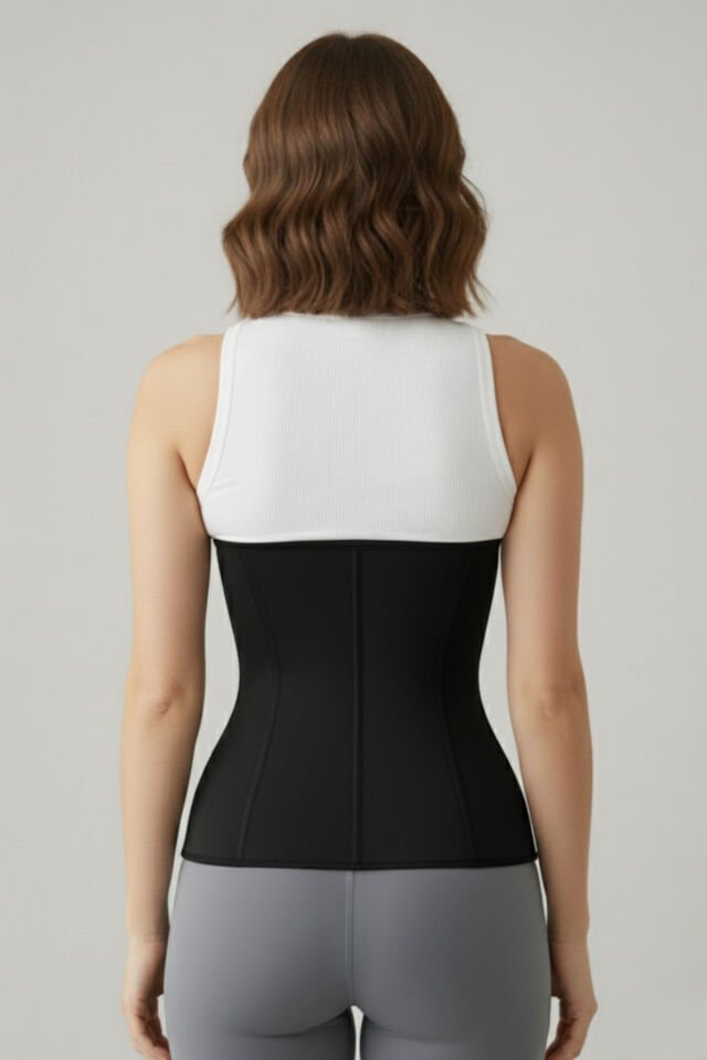 Askısız Çelik Balenli Latex Bel Destekleyici Sıkılaştırıcı Doğum Sonrası Lateks Korse