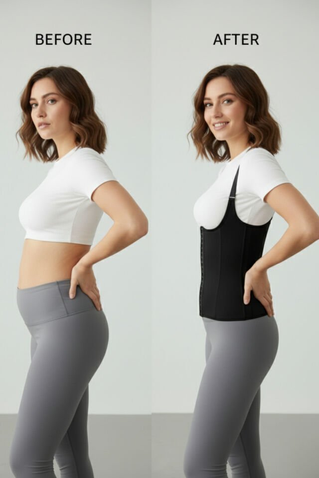 Çelik Balenli Latex Bel Destekleyici Sıkılaştırıcı Doğum Sonrası Lateks Korse-Lohusa Korse