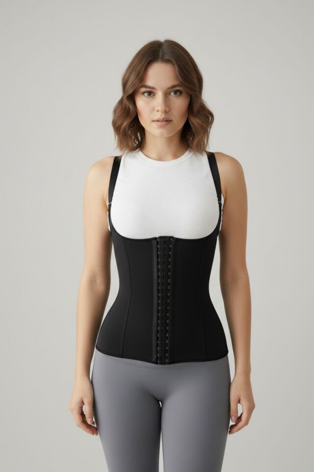 Çelik Balenli Latex Bel Destekleyici Sıkılaştırıcı Doğum Sonrası Lateks Korse-Lohusa Korse