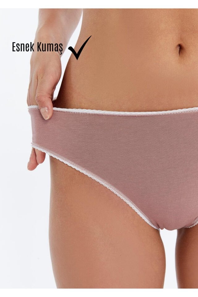 Bikini Külot 14'lü Avantajlı Paket | Pamuklu, Esnek, Belden Yırtılma Yapmaz