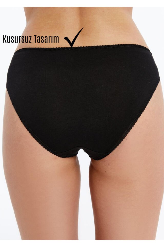 Kadın 5'li Bikini Külot Seti - %95 Pamuk %5 Elastan | Yumuşak & Esnek Iç Giyim