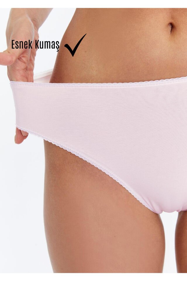 Kadın 5'li Bikini Külot Seti - %95 Pamuk %5 Elastan | Yumuşak & Esnek Iç Giyim