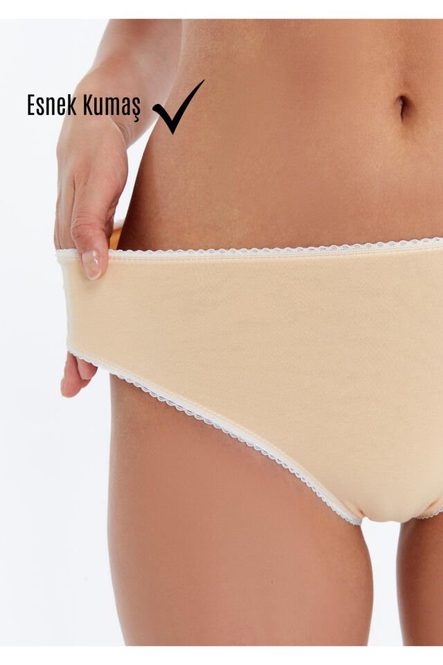 Kadın 5'li Bikini Külot Seti - %95 Pamuk %5 Elastan | Yumuşak & Esnek Iç Giyim