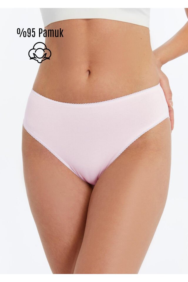 Bikini Külot 14'lü Avantajlı Paket | Pamuklu, Esnek, Belden Yırtılma Yapmaz 2XL - Çok Renkli