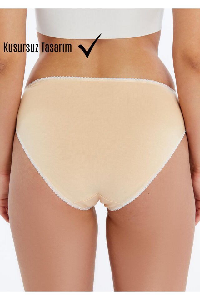Bikini Külot 14'lü Avantajlı Paket | Pamuklu, Esnek, Belden Yırtılma Yapmaz M - Çok Renkli