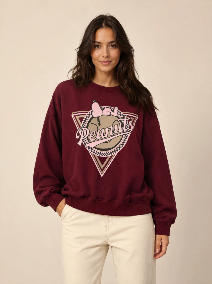 Peanuts Baskı Sweat