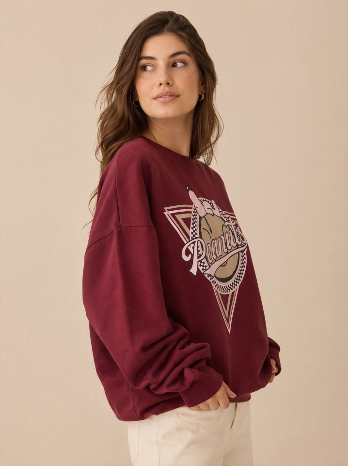 Peanuts Baskı Sweat